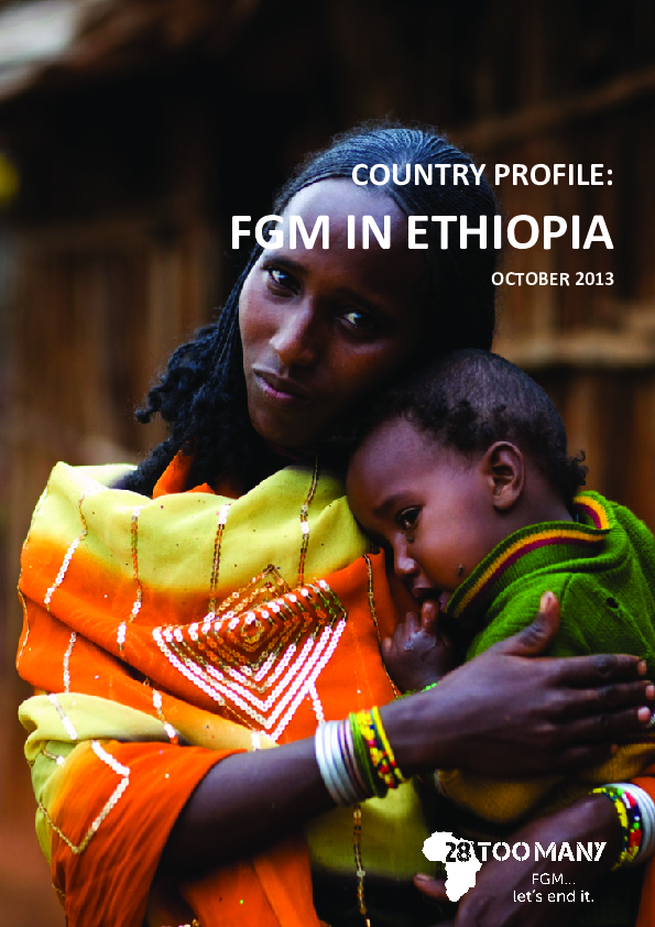 Country Profile: FGM in Ethiopia (2013, English)